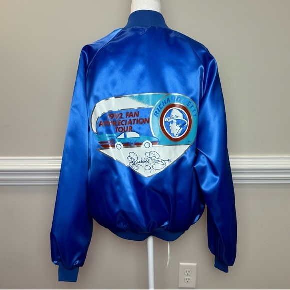 Vintage 1992 Fan Appreciation Tour Richard Petty Bomber Jacket NASCAR - Picture 6 of 10